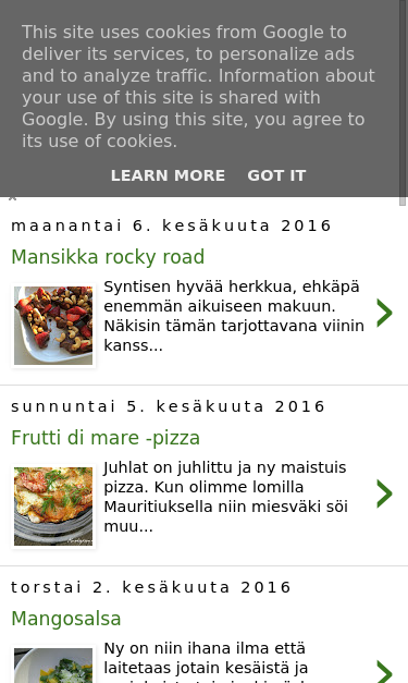 Mobile view