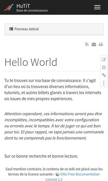 Mobile view
