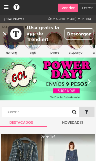 Mobile view