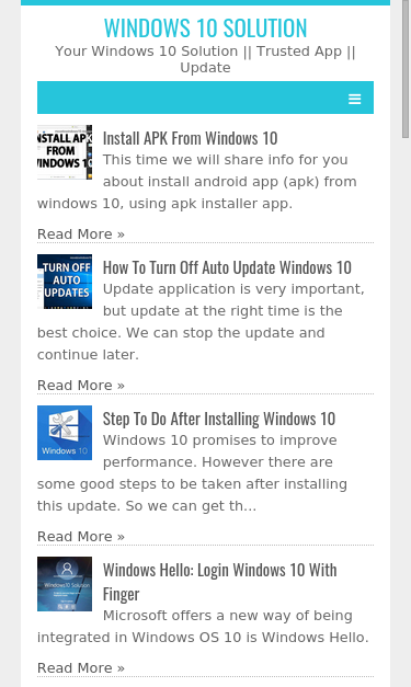 Mobile view