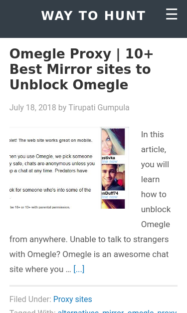 Mobile view