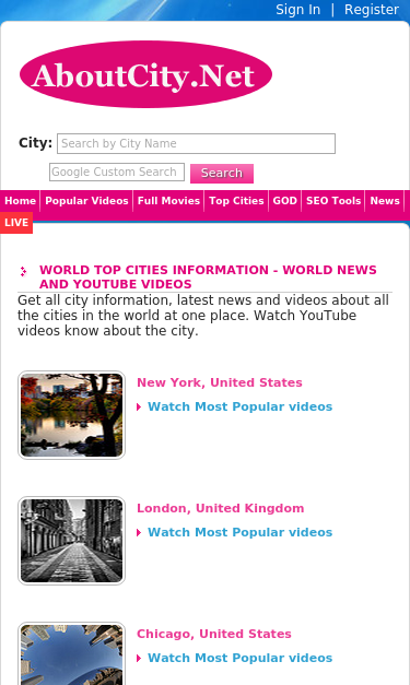 Mobile view