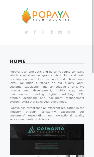 Mobile view