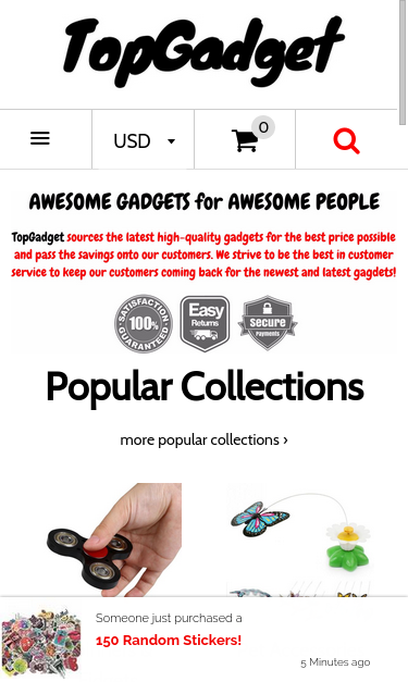 Mobile view
