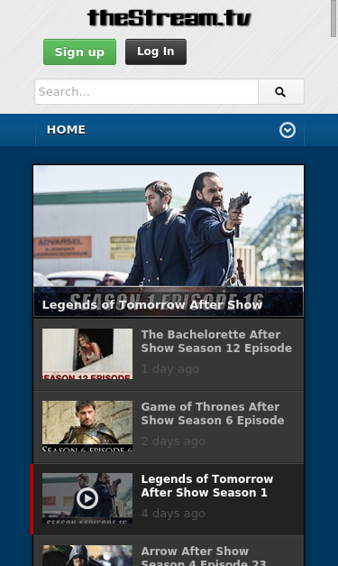 Mobile view