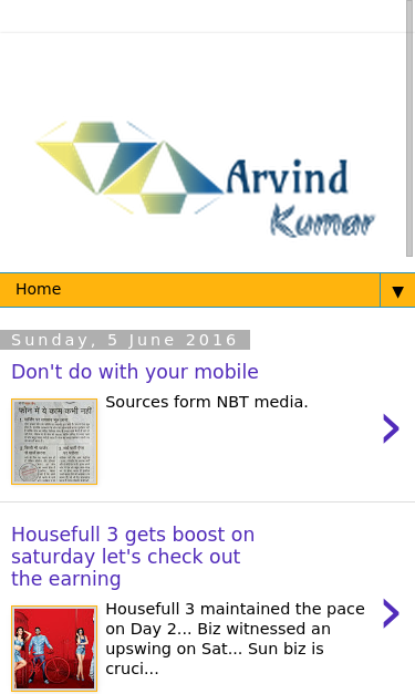Mobile view