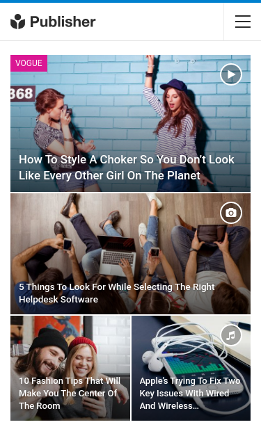 Mobile view