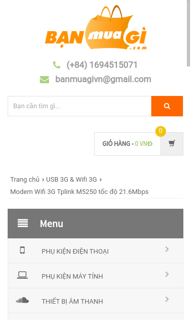Mobile view