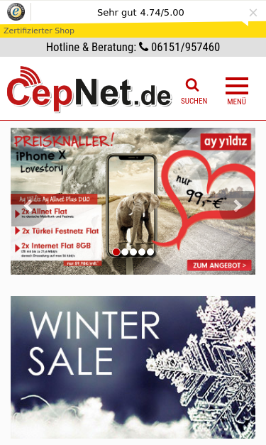 Mobile view