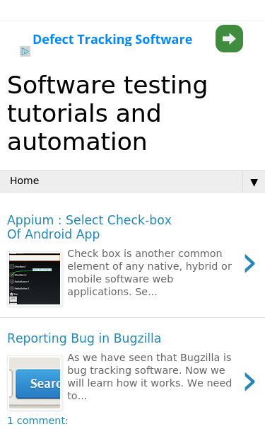 Mobile view