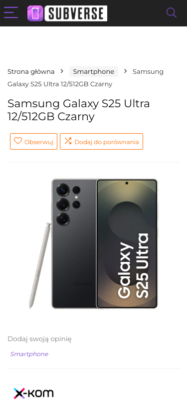 Mobile view