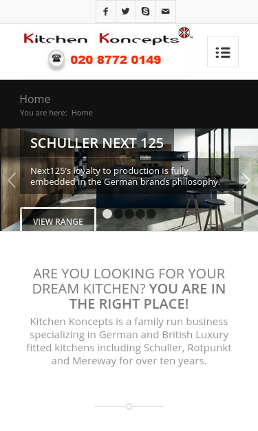 Mobile view