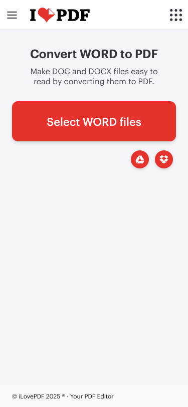 Mobile view