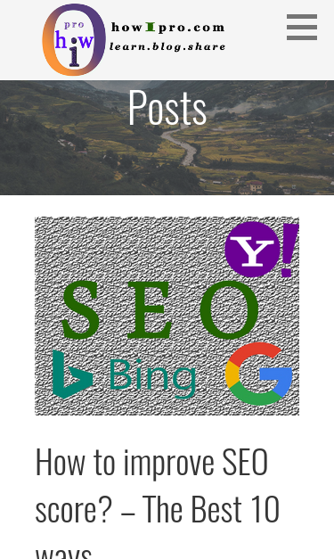 Mobile view