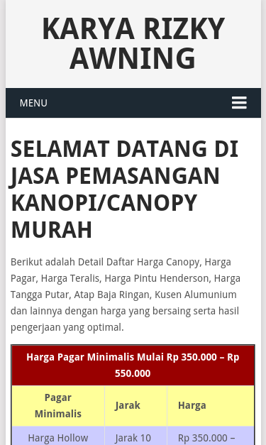 Mobile view