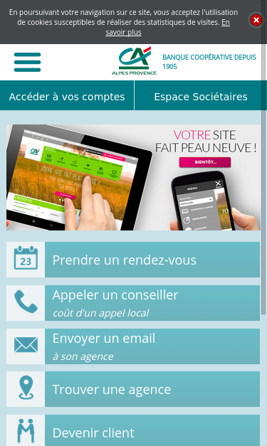 Mobile view