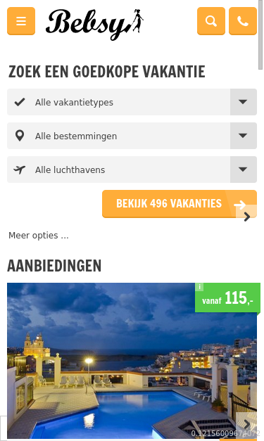 Mobile view
