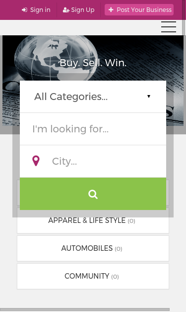 Mobile view
