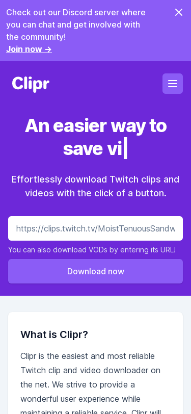 Mobile view