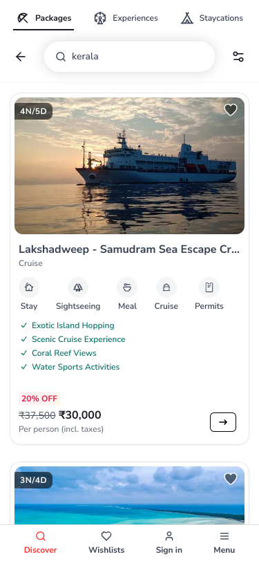Mobile view