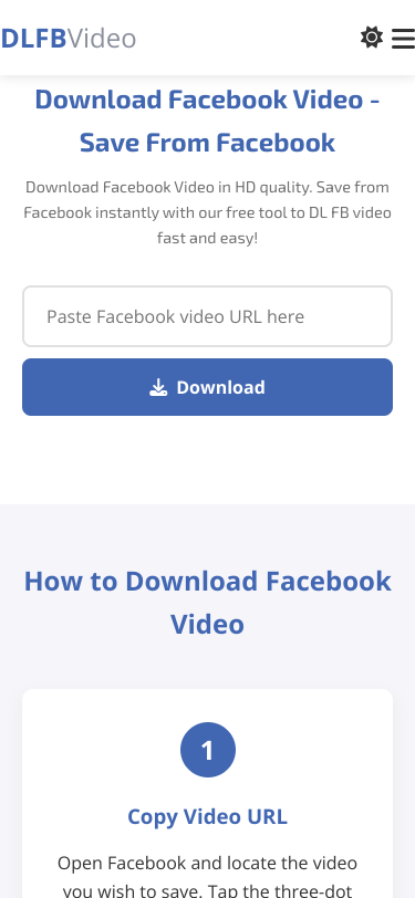 Mobile view