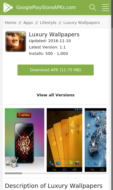Mobile view