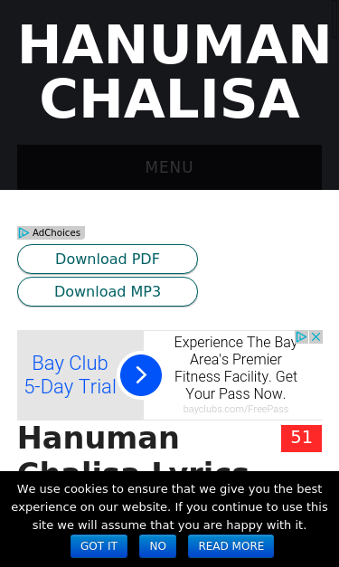 Mobile view