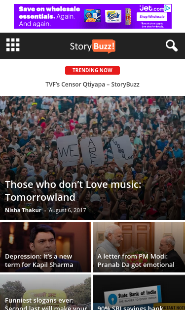 Mobile view