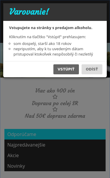 Mobile view