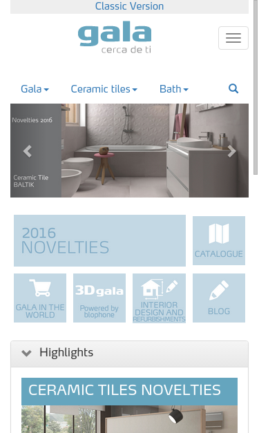 Mobile view