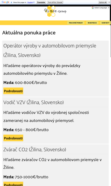 Mobile view