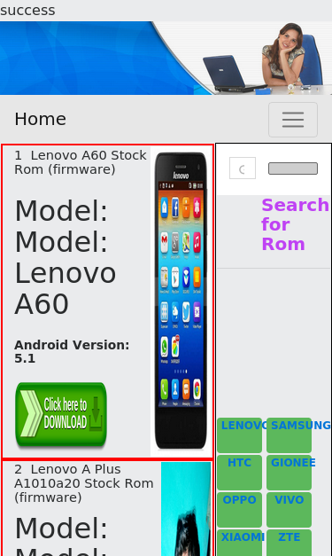 Mobile view