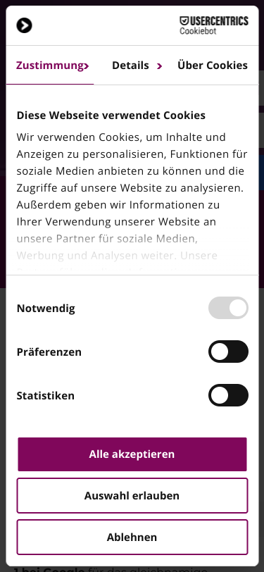 Mobile view