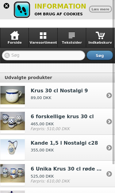 Mobile view