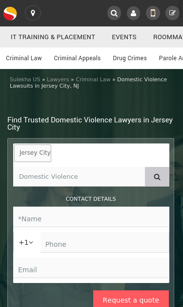 Mobile view