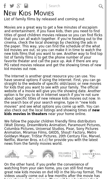 Mobile view
