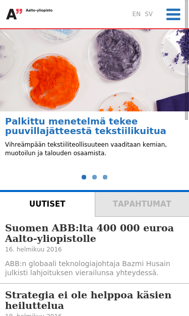 Mobile view