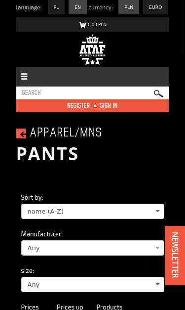 Mobile view