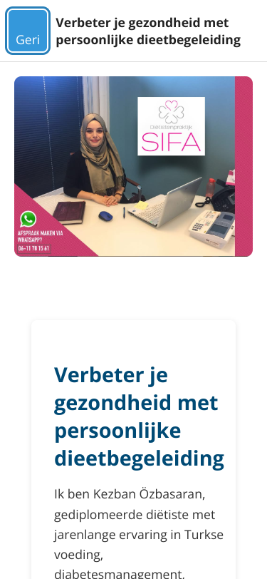 Mobile view