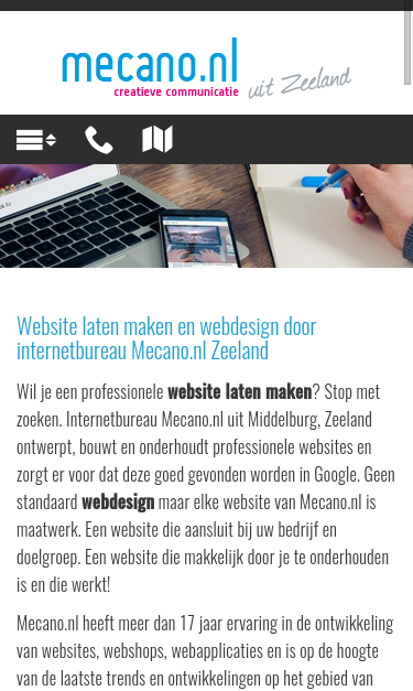 Mobile view