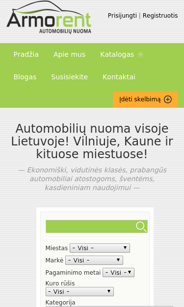 Mobile view