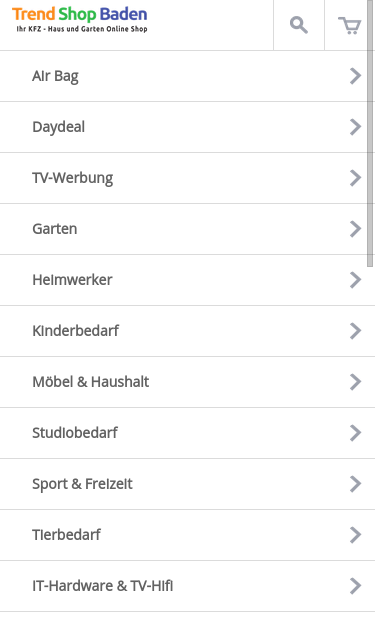 Mobile view