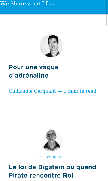 Mobile view