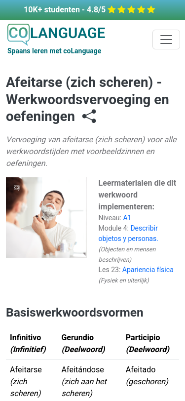 Mobile view