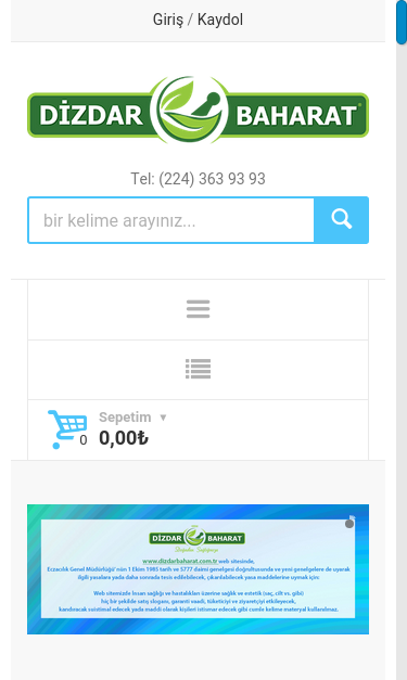 Mobile view