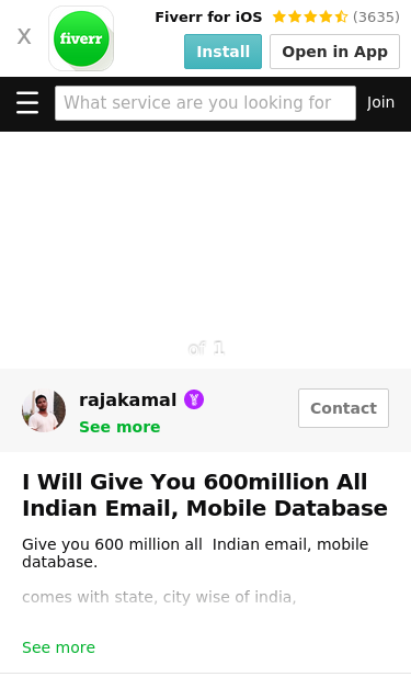 Mobile view