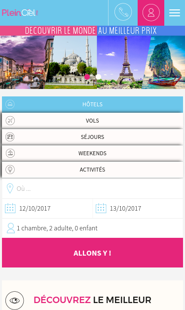 Mobile view