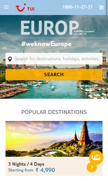 Mobile view