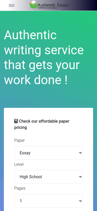 Mobile view