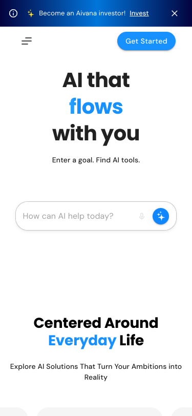 Mobile view